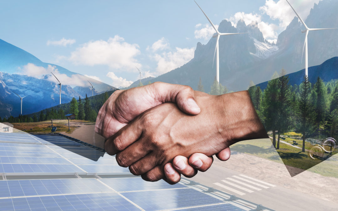 This image is used to represent the agreement between private equity firms and environmentally sound companies in this blog by Pedrolie